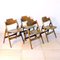 Plywood Folding Chairs by Egon Eiermann, 1950s, Set of 4, Image 3