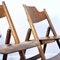Plywood Folding Chairs by Egon Eiermann, 1950s, Set of 4, Image 4