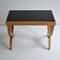Tavolino in stile Regency in legno biondo e vetro nero, Immagine 4
