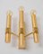 Mid-Century Brass Wall Sconces by Angelo Brotto for Esperia, Set of 2 2