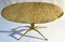 Coffee Table with Oval Marble Top on Bronze Base Attributed to Duilio Barnabé 4
