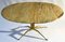 Coffee Table with Oval Marble Top on Bronze Base Attributed to Duilio Barnabé, Image 4