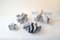 Abstract Sculpture in Chalk White Ceramic by Bryan Blow, Set of 3 15
