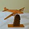 Wooden Airplane Model Sculpture, 1950s 3