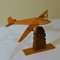 Holzflugzeug Modell Skulptur, 1950er 5