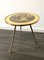 Italian Brass Tripod Side Table with Printed Top, 1950s, Image 11