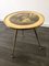 Italian Brass Tripod Side Table with Printed Top, 1950s 5