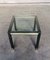 Steel and Brass Square Coffee Table, Belgium, 1980s 11
