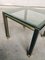 Steel and Brass Square Coffee Table, Belgium, 1980s, Image 2