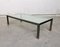 Large Steel and Brass Coffee Table, Belgium, 1980s 10