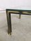Large Steel and Brass Coffee Table, Belgium, 1980s 9