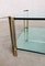 Large Vintage MCM Glass and Brass Side Table by Peter Ghyczy 6