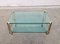 Large Vintage MCM Glass and Brass Side Table by Peter Ghyczy 15