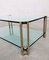 Large Vintage MCM Glass and Brass Side Table by Peter Ghyczy, Image 7