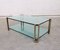 Large Vintage MCM Glass and Brass Side Table by Peter Ghyczy 9