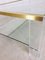 2-Level Brass and Acrylic Glass Coffee Table, 1970s, Image 7