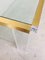 2-Level Brass and Acrylic Glass Coffee Table, 1970s, Image 8