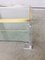 2-Level Brass and Acrylic Glass Coffee Table, 1970s 4