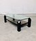 Vintage Black Coffee Table from Belgo Chrom / Dewulf Selection, Belgium 1