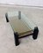 Vintage Black Coffee Table from Belgo Chrom / Dewulf Selection, Belgium 4