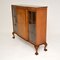 Queen Anne Style Burr Walnut Bookcase , 1920s 10