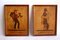 Marquetry Inlaid Works by Pietro Francesco, 1930s, Set of 2 1