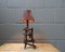 Mid-Century Spinning Wheel Table Lamp, Image 2