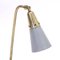 Mid-Century Scandinavian Brass Table Lamp, 1950s, Image 7