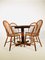 Dining Table & Chairs Set, 1960s, Denmark, Set of 5 2