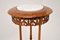 Antique Victorian Walnut and Marble Side Table, Image 4
