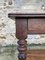 Antique Linen Table with Umbrella Feet, Image 3