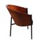 Chaises en Bois et Cuir par Philippe Starck, Set de 2 2