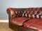 British Oxblood Leather Chesterfield Sofa, 1980s 5