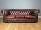 British Oxblood Leather Chesterfield Sofa, 1980s 2