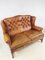 Divano Wingback Chesterfield Mid-Century in stile georgiano, Immagine 30