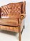 Divano Wingback Chesterfield Mid-Century in stile georgiano, Immagine 33