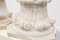 Capital de Corinto antigua de mármol blanco dividido en dos partes. Juego de 2, Imagen 4