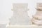 Antiker Korinthischer Kapitell aus Weißem Marmor in Zwei Hälften, 2er Set 5