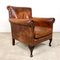 Large Vintage Sheep Leather Armchair, Image 5