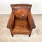 Large Vintage Sheep Leather Armchair, Image 6