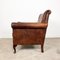 Large Vintage Sheep Leather Armchair 4