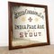 Antique Pub India Pale Ale Stout Mirror by Steel Coulson & Co, 1873 1