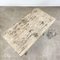 Antiker weiß lackierter Bistrotisch aus Holz von Martin Meallet 3