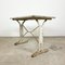 Antique White Painted Wooden Bistro Table by Martin Meallet 10