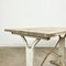 Antique White Painted Wooden Bistro Table by Martin Meallet 5