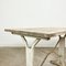 Tavolo da bistrò antico in legno dipinto di Martin Meallet, Immagine 5