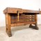 Large Vintage Industrial Workbench with Drawers 13