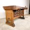 Large Vintage Industrial Workbench with Drawers 18