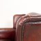 Vintage Sessel aus dunkelbraunem Schafsleder, 2er Set 13