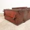 Vintage French Industrial Red Metal Trunk, Image 12